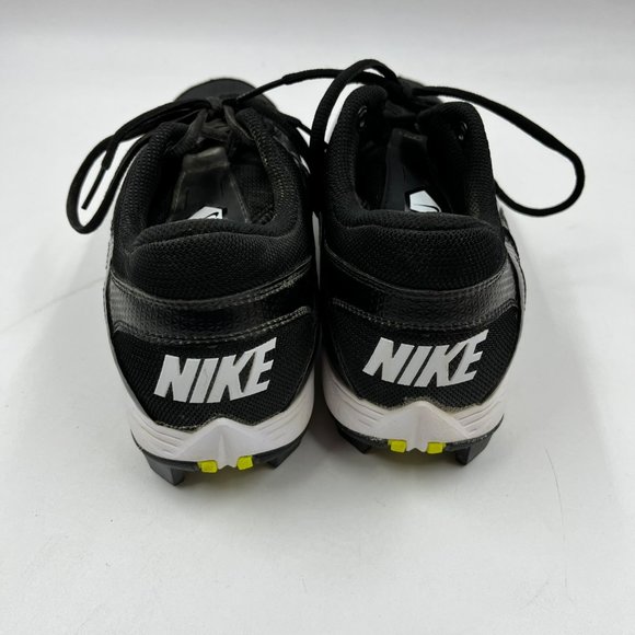 Nike Softball Cleats Womens 8.5 Black White 684680-010 Hyperdiamond Keystone - Picture 4 of 8
